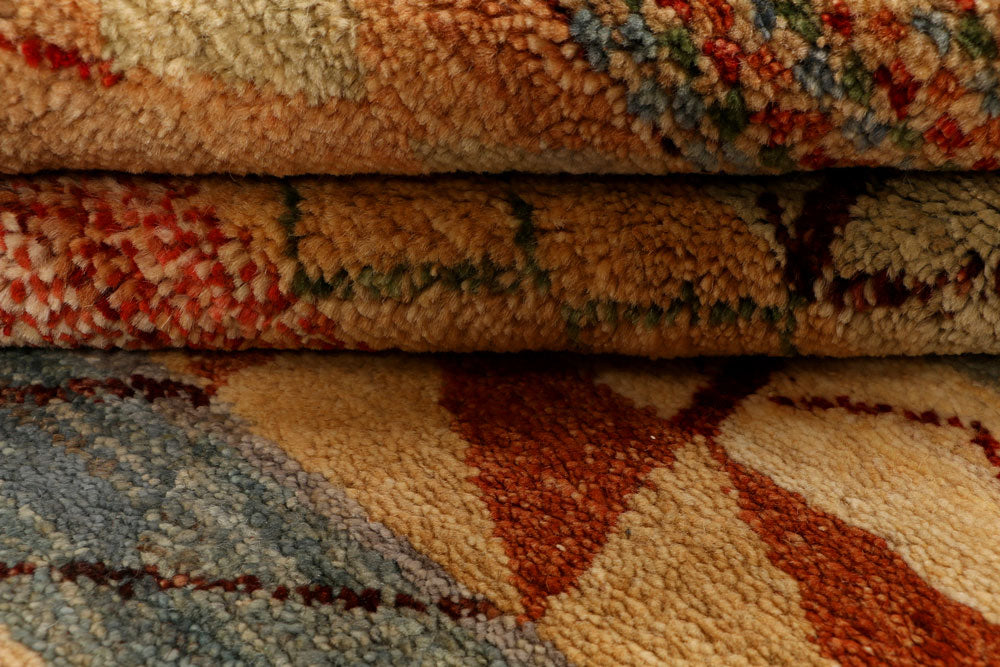 Multi Colored Gabbeh 3' 2 x 5' 7 - No. 34022 - ALRUG Rug Store