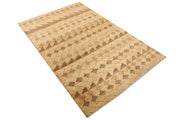 Blanched Almond Gabbeh 4' 1 x 6' 3 - No. 34028 - ALRUG Rug Store