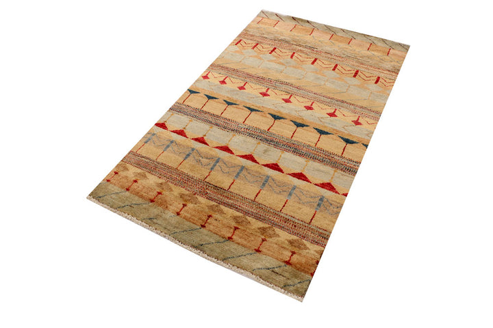 Multi Colored Gabbeh 3' 1 x 5' 5 - No. 34029 - ALRUG Rug Store