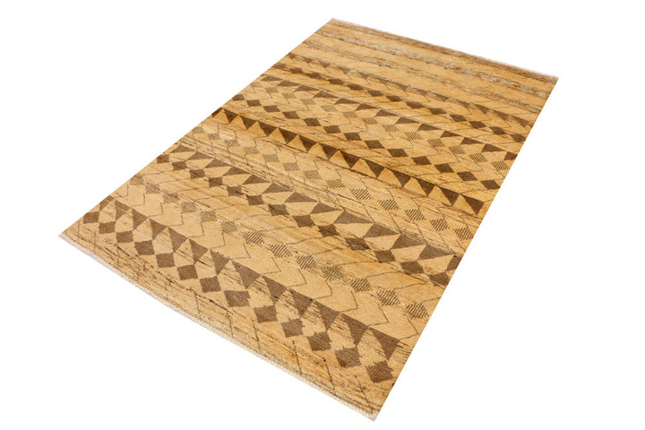 Navajo White Gabbeh 4' 1 x 6' 1 - No. 34030 - ALRUG Rug Store