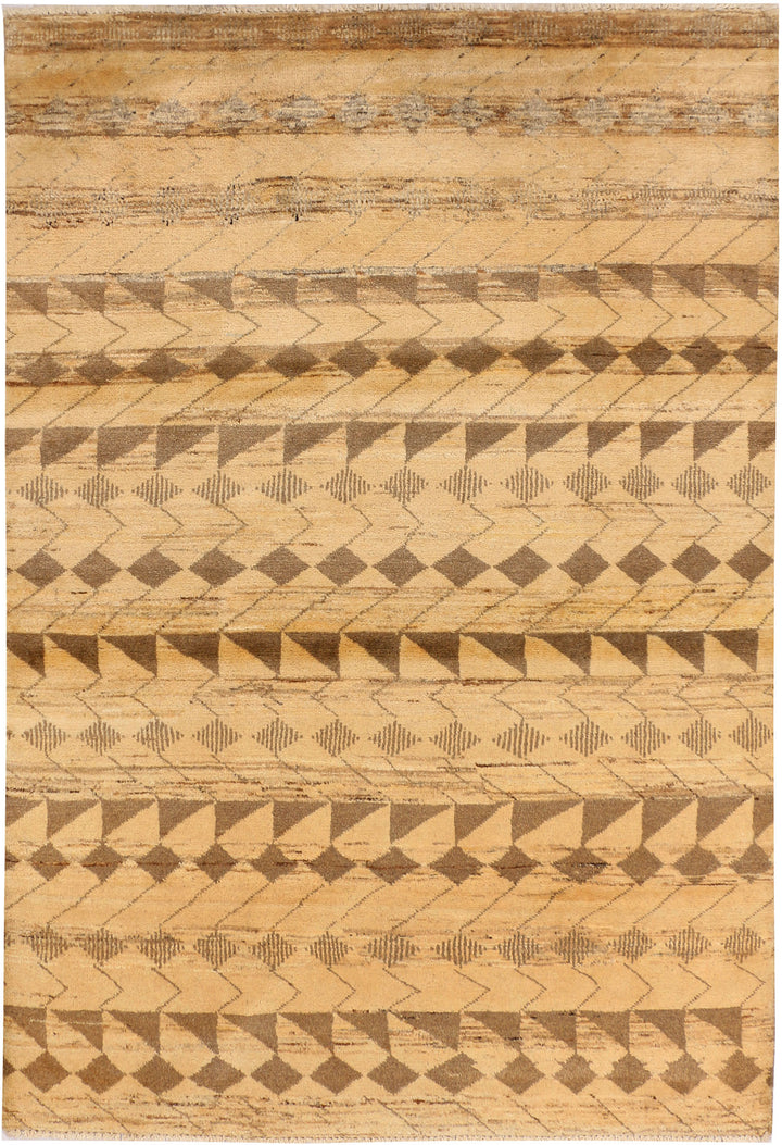 Navajo White Gabbeh 4' 1 x 6' 1 - No. 34030 - ALRUG Rug Store