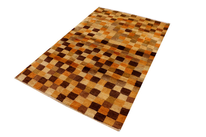 Multi Colored Gabbeh 4' x 5' 10 - No. 34031 - ALRUG Rug Store