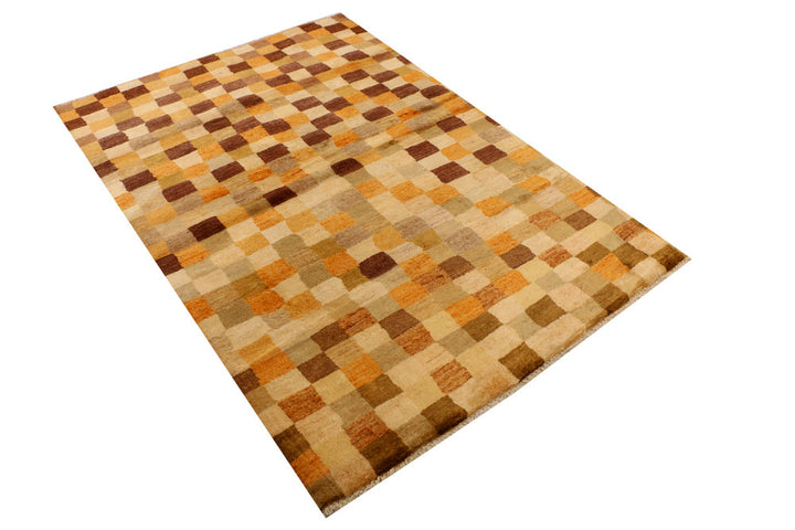 Multi Colored Gabbeh 4' x 5' 10 - No. 34031 - ALRUG Rug Store