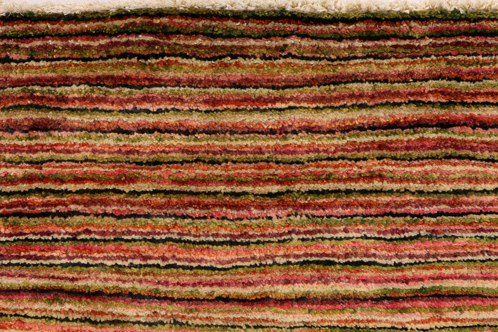 Multi Colored Gabbeh 3' x 5' 4 - No. 34041 - ALRUG Rug Store