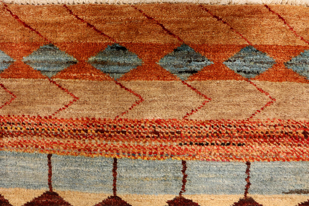 Multi Colored Gabbeh 3' 1 x 5' 3 - No. 34042 - ALRUG Rug Store