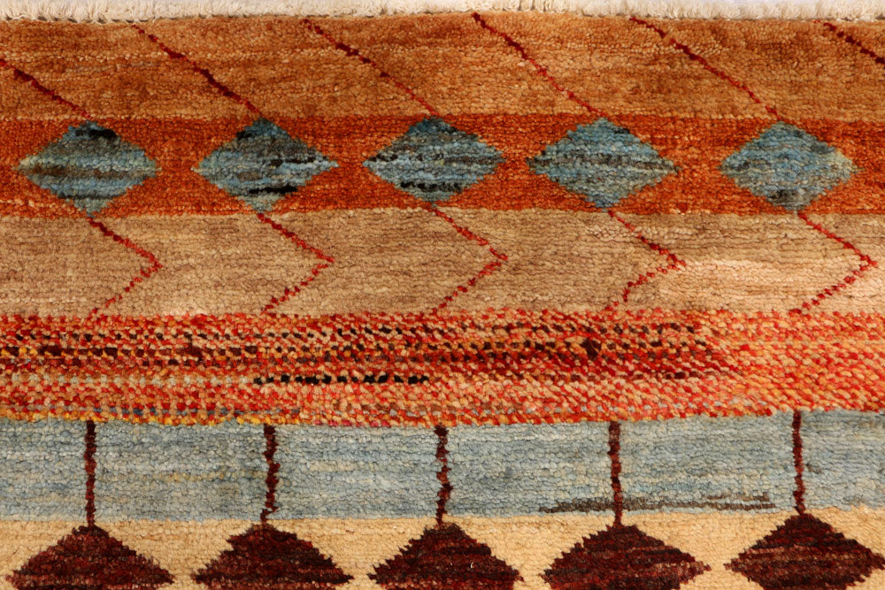 Multi Colored Gabbeh 3' 1 x 5' 3 - No. 34042 - ALRUG Rug Store