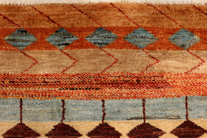 Multi Colored Gabbeh 3' 1 x 5' 3 - No. 34042 - ALRUG Rug Store