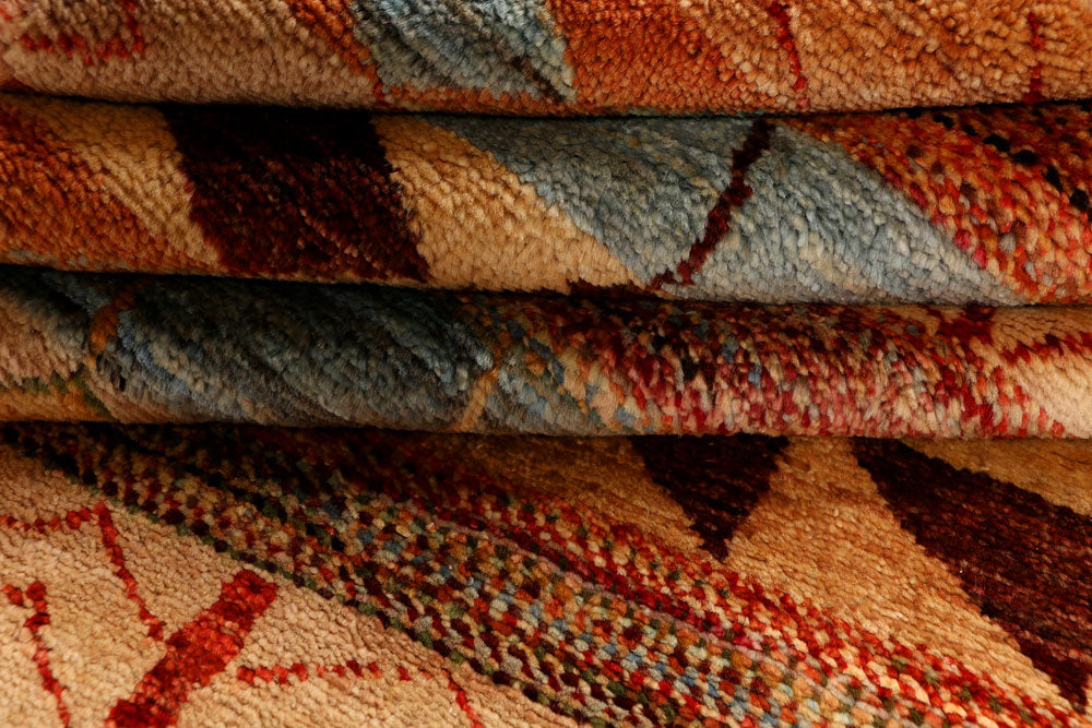 Multi Colored Gabbeh 3' 1 x 5' 3 - No. 34042 - ALRUG Rug Store