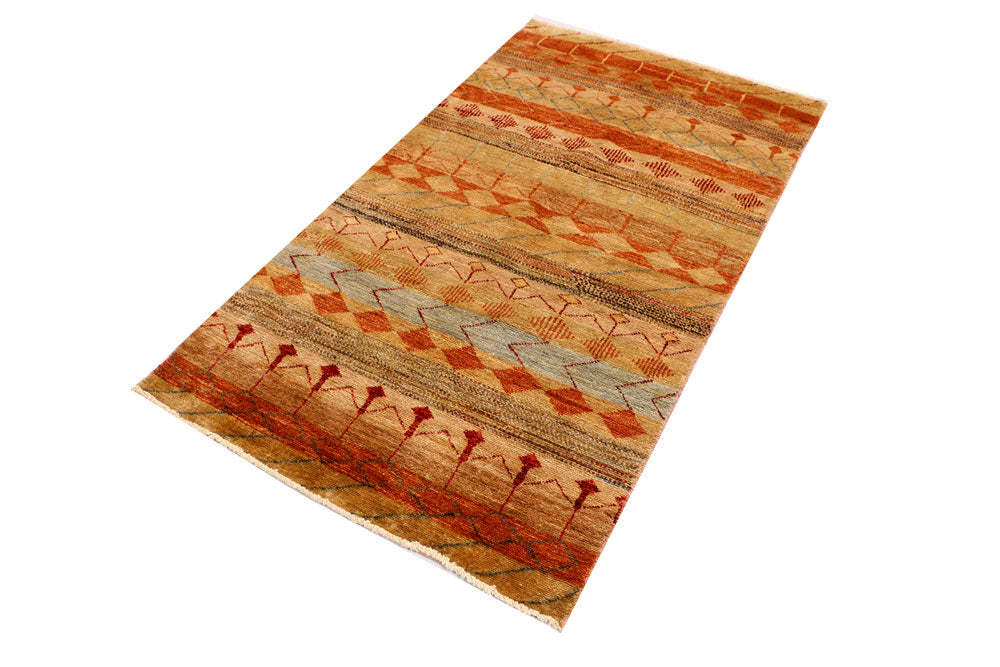 Multi Colored Gabbeh 3' 1 x 5' 5 - No. 34045 - ALRUG Rug Store