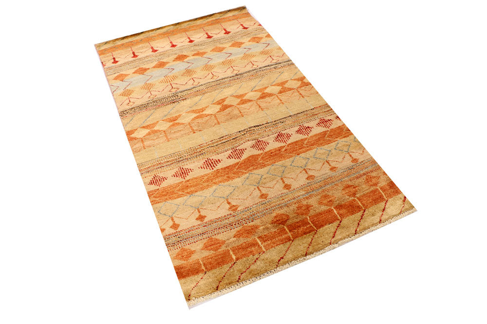 Multi Colored Gabbeh 3' 1 x 5' 5 - No. 34045 - ALRUG Rug Store