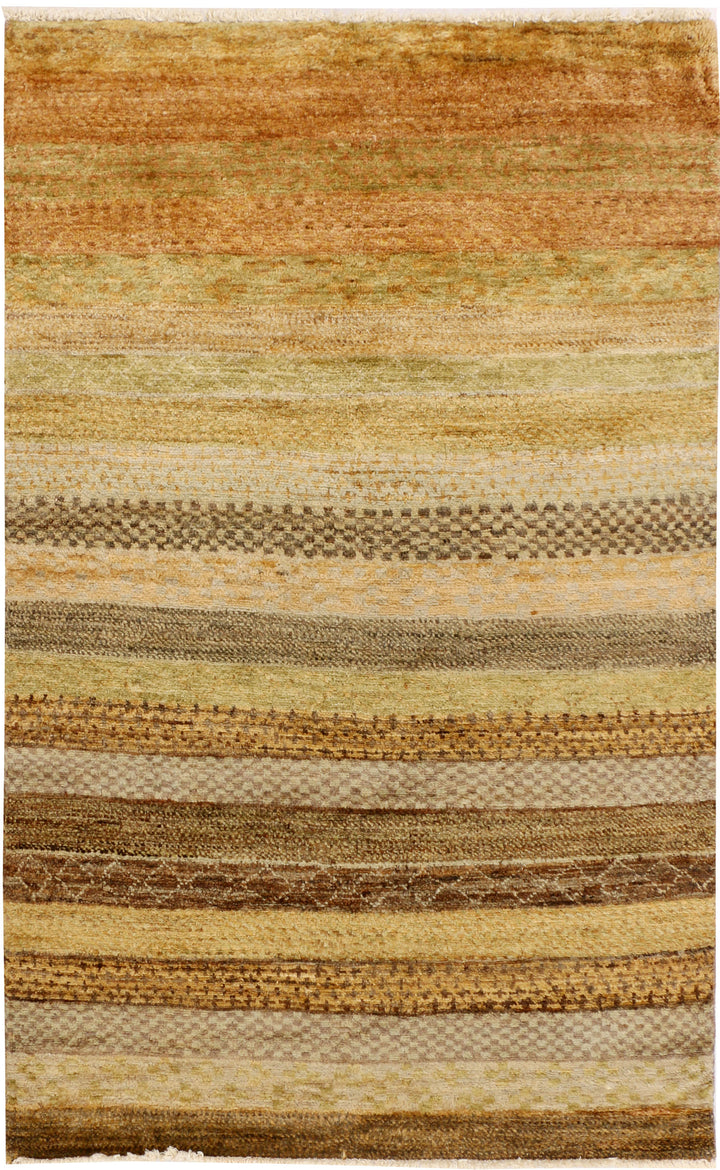 Multi Colored Gabbeh 3' x 4' 9 - No. 34047 - ALRUG Rug Store