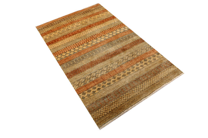 Multi Colored Gabbeh 3' 1 x 5' - No. 34055 - ALRUG Rug Store