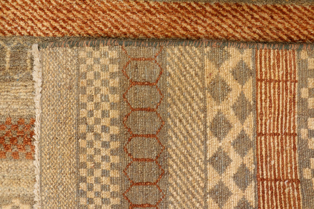 Multi Colored Gabbeh 3' 1 x 5' - No. 34055 - ALRUG Rug Store