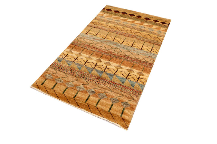 Multi Colored Gabbeh 3' 1 x 5' 5 - No. 34057 - ALRUG Rug Store