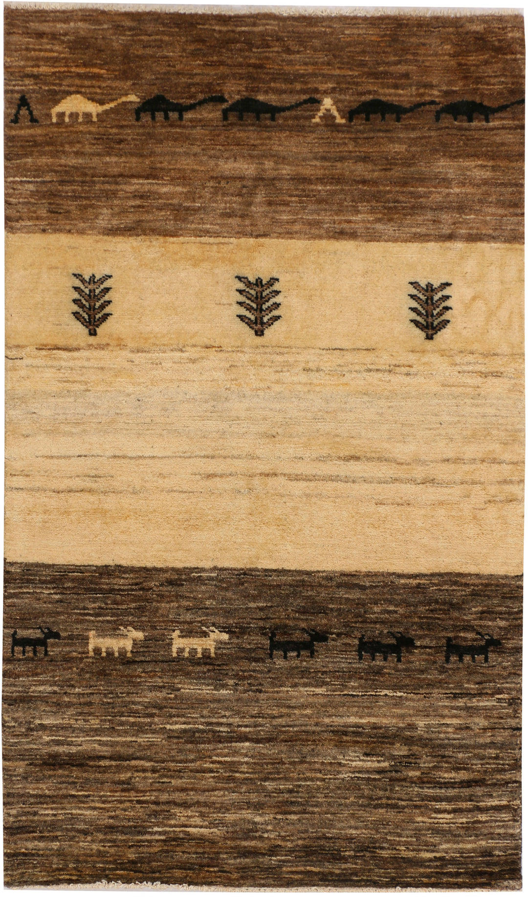 Sienna Gabbeh 3' x 5' - No. 34060 - ALRUG Rug Store