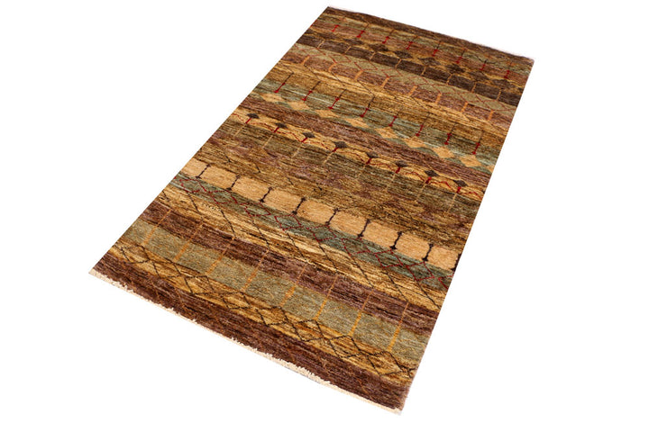 Multi Colored Gabbeh 3' x 5' 4 - No. 34062 - ALRUG Rug Store