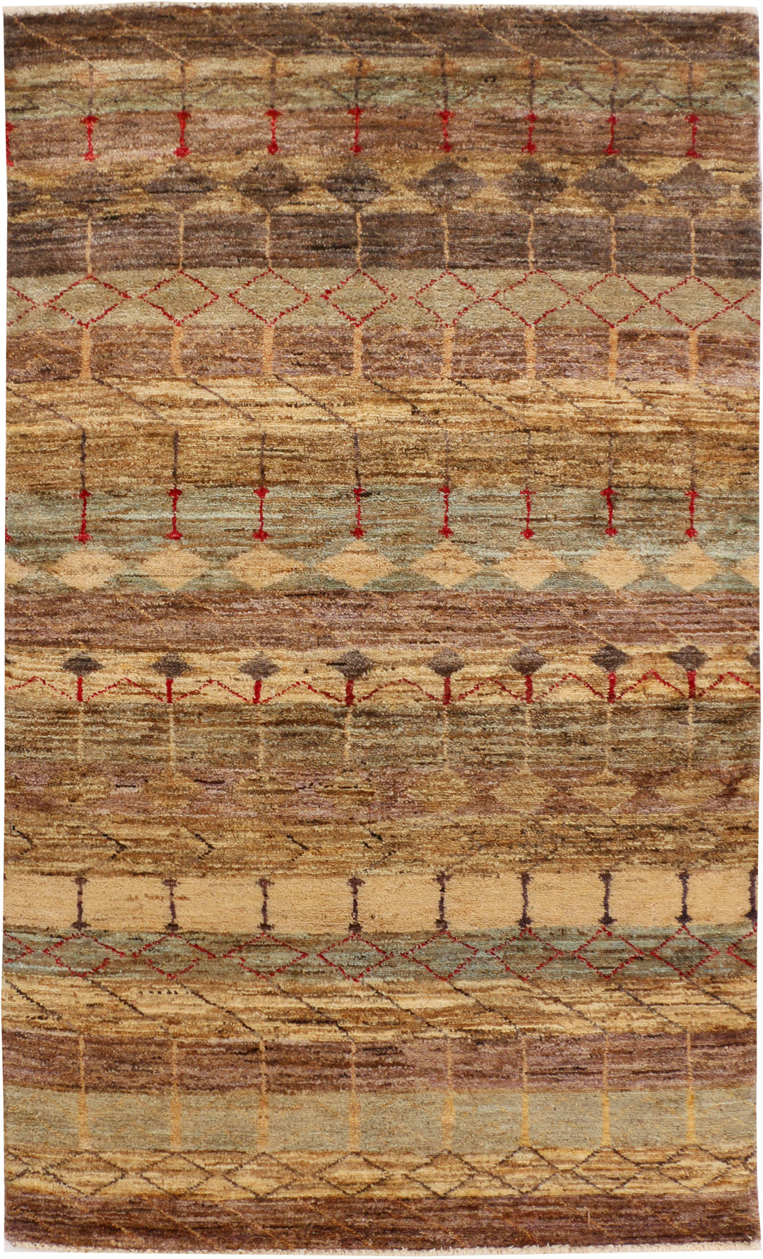 Multi Colored Gabbeh 3' x 5' 4 - No. 34062 - ALRUG Rug Store