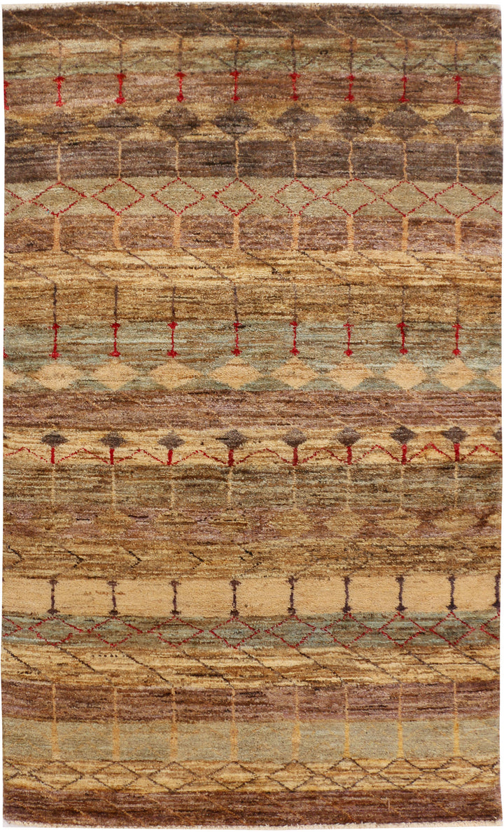 Multi Colored Gabbeh 3' x 5' 4 - No. 34062 - ALRUG Rug Store