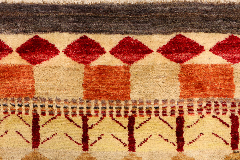 Multi Colored Gabbeh 2' 11 x 5' 2 - No. 34067 - ALRUG Rug Store