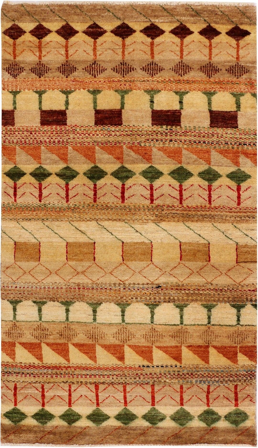 Multi Colored Gabbeh 3' x 5' 4 - No. 34071 - ALRUG Rug Store