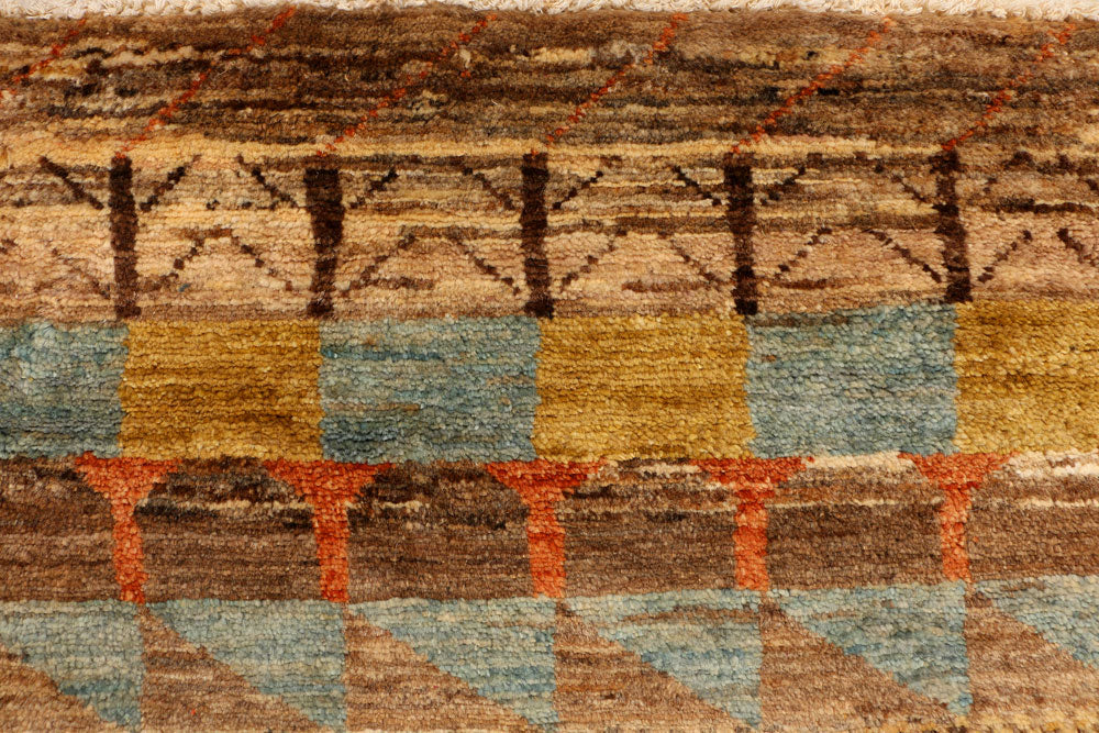 Multi Colored Gabbeh 3' x 5' 1 - No. 34074 - ALRUG Rug Store