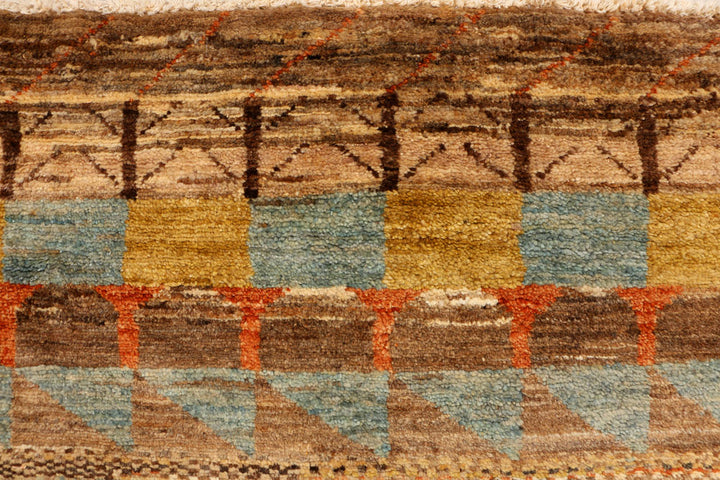 Multi Colored Gabbeh 3' x 5' 1 - No. 34074 - ALRUG Rug Store