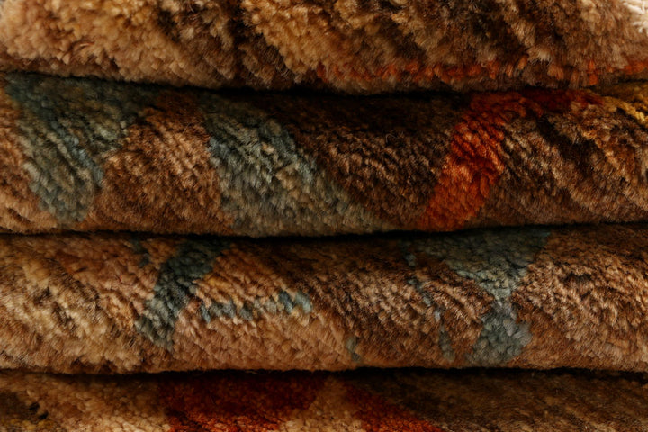 Multi Colored Gabbeh 3' x 5' 1 - No. 34074 - ALRUG Rug Store