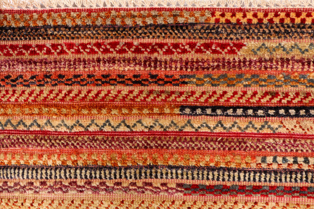 Multi Colored Gabbeh 3' x 5' - No. 34086 - ALRUG Rug Store