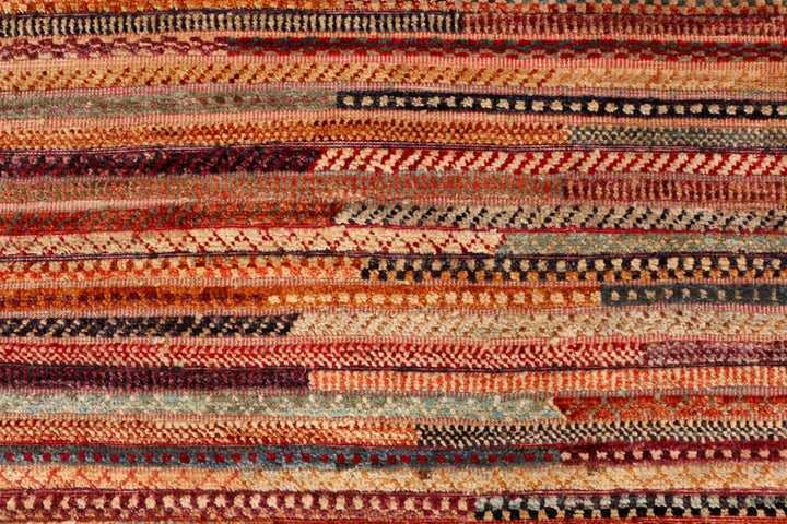 Multi Colored Gabbeh 3' x 5' - No. 34086 - ALRUG Rug Store