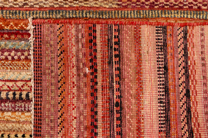 Multi Colored Gabbeh 3' x 5' - No. 34086 - ALRUG Rug Store