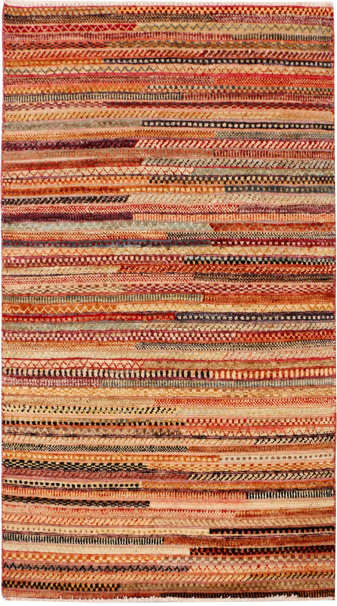 Multi Colored Gabbeh 3' x 5' - No. 34086 - ALRUG Rug Store