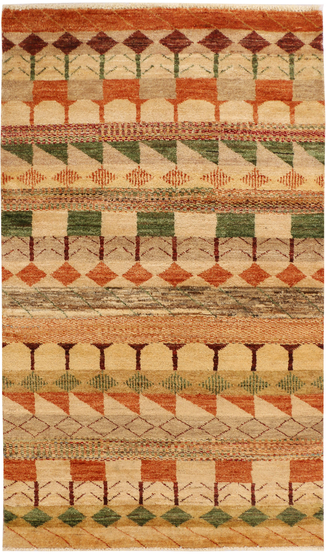 Multi Colored Gabbeh 3' x 5' 2 - No. 34093 - ALRUG Rug Store