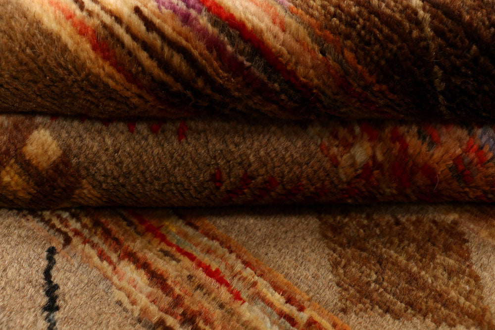 Multi Colored Gabbeh 2' 11 x 5' 1 - No. 34101 - ALRUG Rug Store