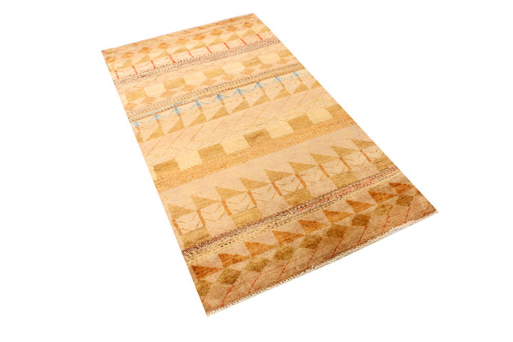 Navajo White Gabbeh 3' 1 x 5' 4 - No. 34102 - ALRUG Rug Store