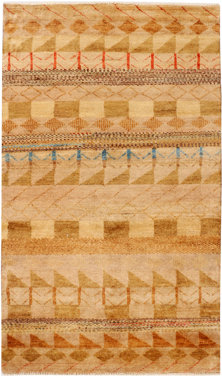 Navajo White Gabbeh 3' 1 x 5' 4 - No. 34102 - ALRUG Rug Store