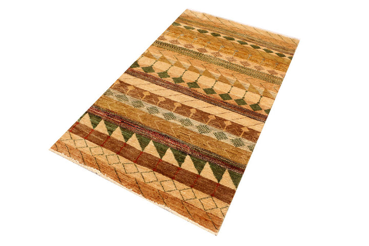 Multi Colored Gabbeh 3' 2 x 5' 3 - No. 34104 - ALRUG Rug Store