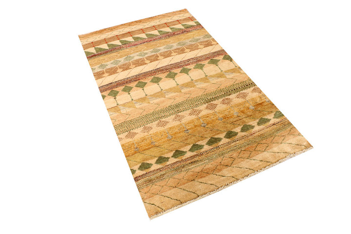 Multi Colored Gabbeh 3' 2 x 5' 3 - No. 34104 - ALRUG Rug Store