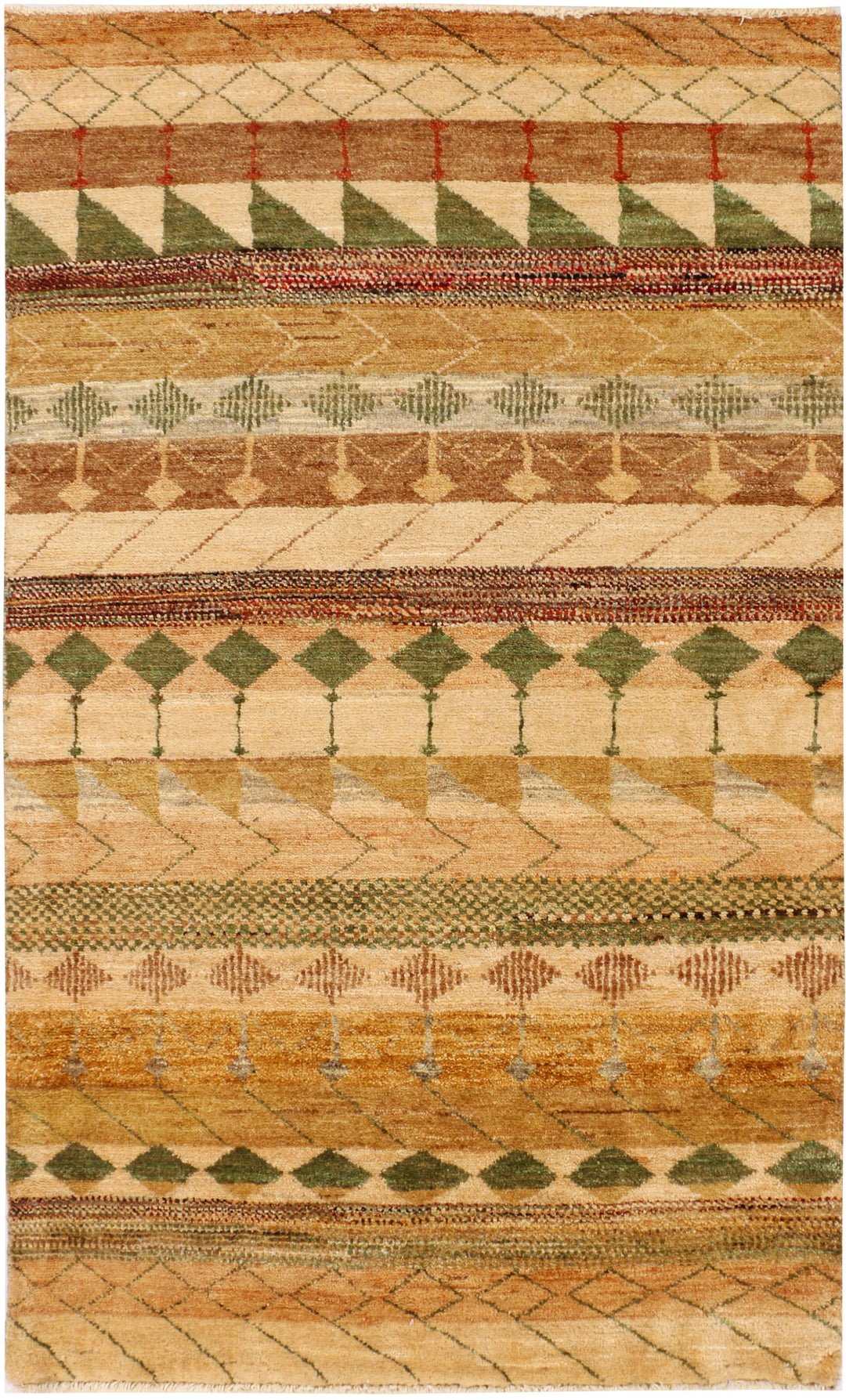 Multi Colored Gabbeh 3' 2 x 5' 3 - No. 34104 - ALRUG Rug Store