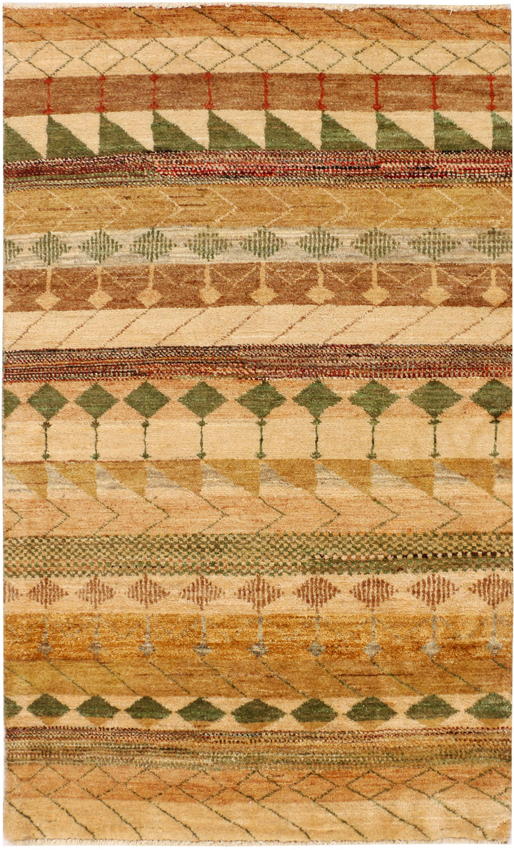 Multi Colored Gabbeh 3' 2 x 5' 3 - No. 34104 - ALRUG Rug Store