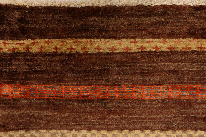 Saddle Brown Gabbeh 2' 7 x 4' 2 - No. 34129 - ALRUG Rug Store
