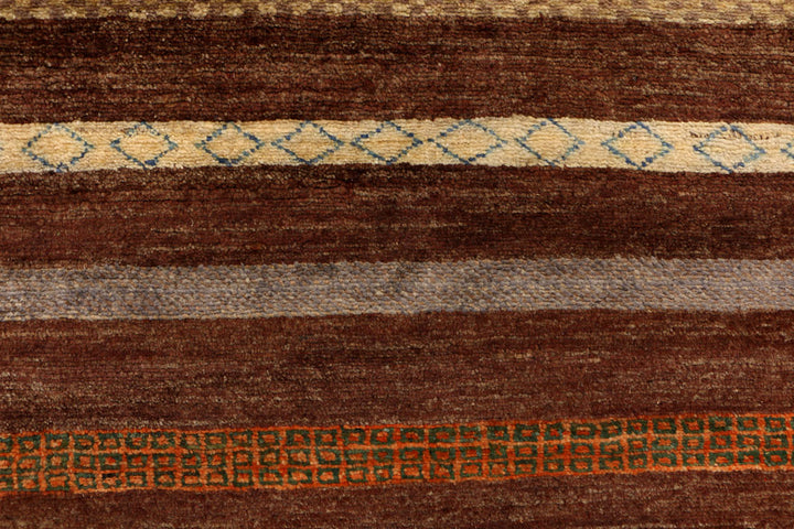 Saddle Brown Gabbeh 2' 7 x 4' 2 - No. 34129 - ALRUG Rug Store