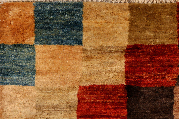 Multi Colored Gabbeh 2' 6 x 4' - No. 34130 - ALRUG Rug Store