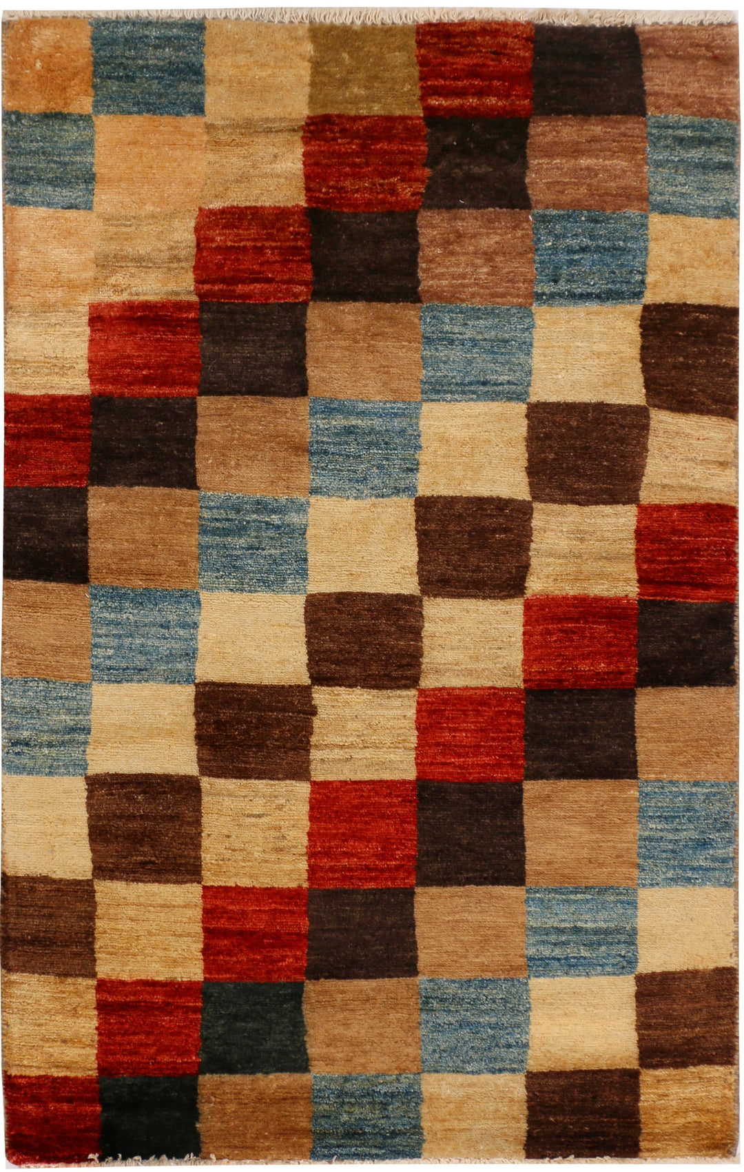 Multi Colored Gabbeh 2' 6 x 4' - No. 34130 - ALRUG Rug Store
