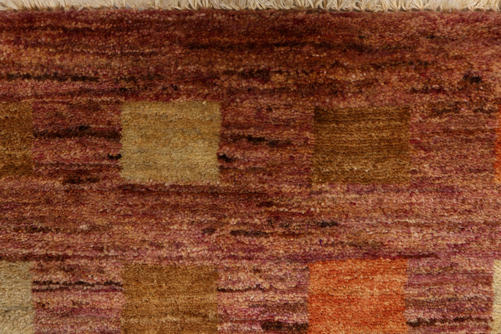 Rosy Brown Gabbeh 2' 7 x 4' 2 - No. 34142 - ALRUG Rug Store