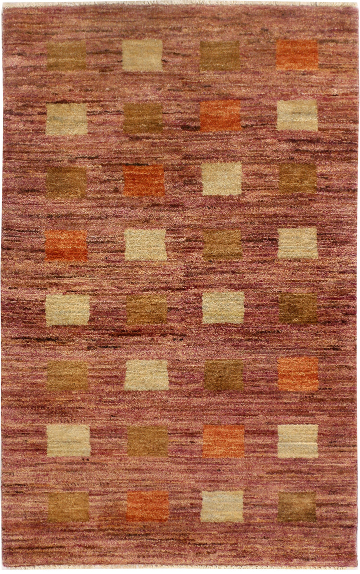Rosy Brown Gabbeh 2' 7 x 4' 2 - No. 34142 - ALRUG Rug Store