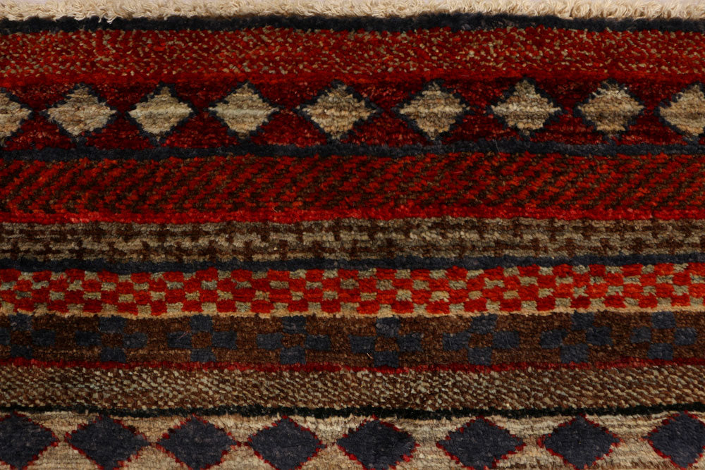 Multi Colored Gabbeh 2' 7 x 4' - No. 34143 - ALRUG Rug Store