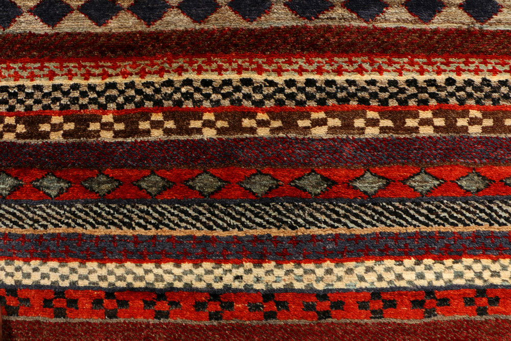 Multi Colored Gabbeh 2' 7 x 4' - No. 34143 - ALRUG Rug Store