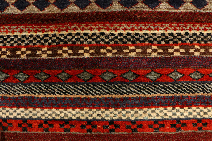 Multi Colored Gabbeh 2' 7 x 4' - No. 34143 - ALRUG Rug Store