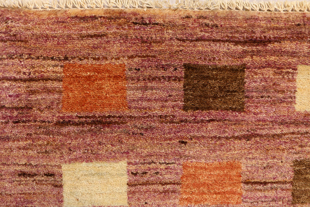 Rosy Brown Gabbeh 2' 7 x 4' 4 - No. 34151 - ALRUG Rug Store