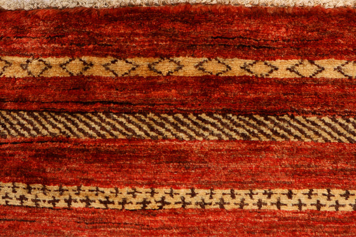 Orange Red Gabbeh 2' 7 x 4' - No. 34152 - ALRUG Rug Store